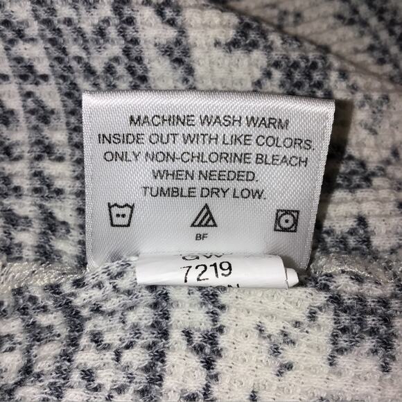 Hanna Andersson Kids US Size 12 Organic Cotton Nordic Fair Isle Henley PJ Set - Picture 3 of 8